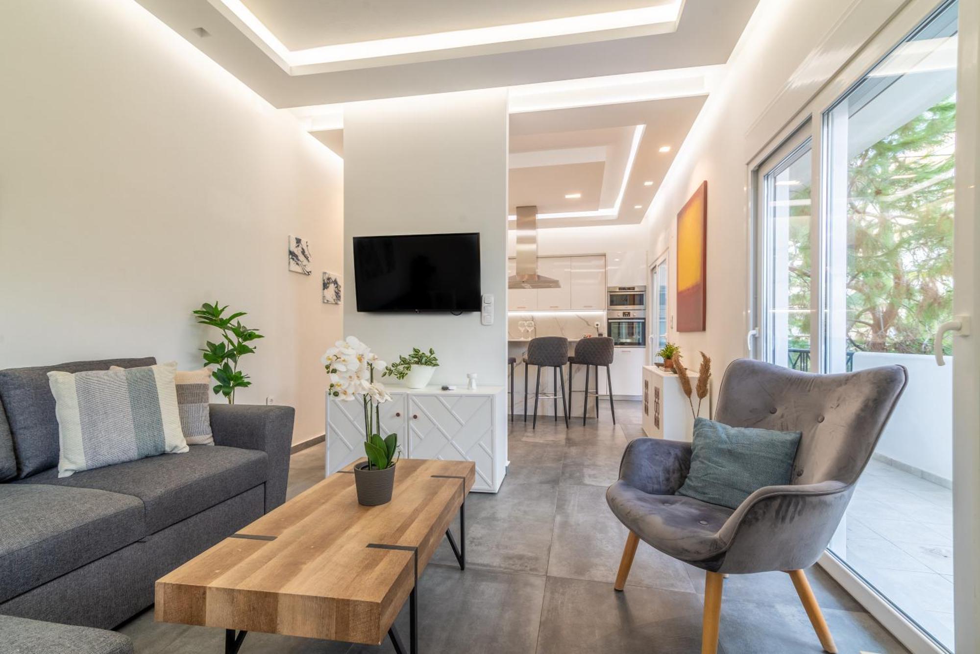 Misty Grey Apartment Near City Centre Heraklion  Luaran gambar
